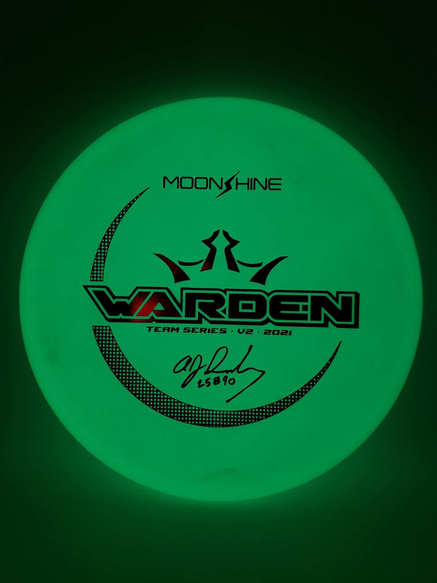 Dynamic Discs Hybrid Moonshine Warden A.J. Risley 2021 Team Series V2