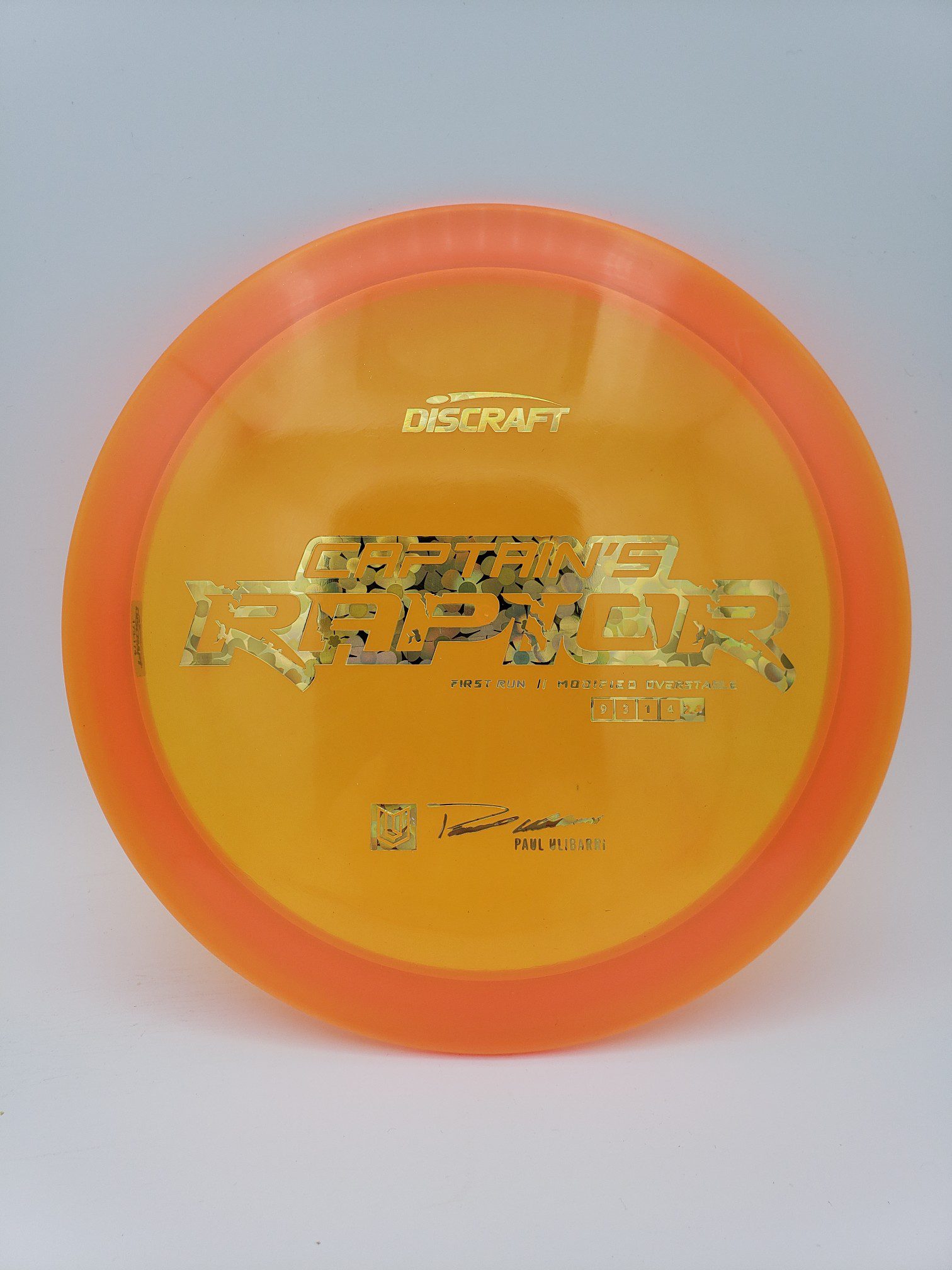 Discraft 2021 First Run Captain's Raptor (batch 3)